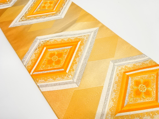 7422643: JAPANESE KIMONO / ANTIQUE FUKURO OBI / SILK / WOVEN